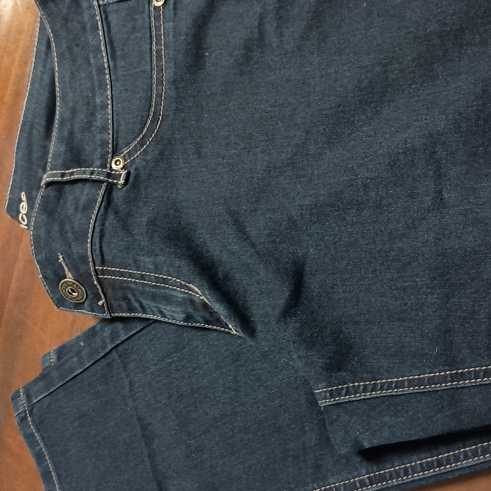 Maurice Denim Blue Jeans Straight Leg Pant  Women's size Large